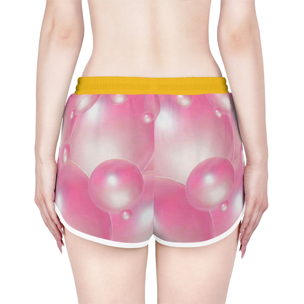 Bubbles Women's Relaxed Shorts (AOP)