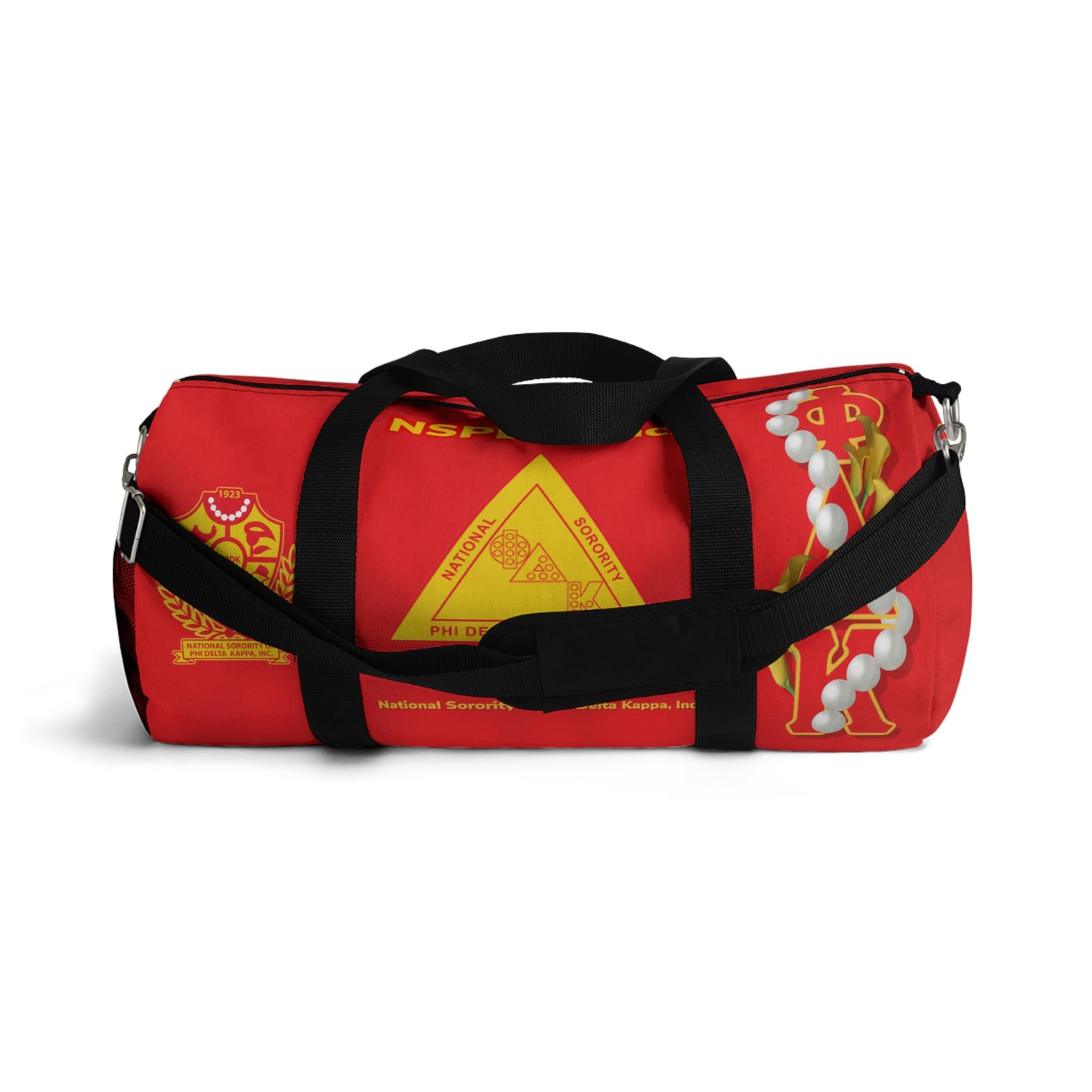 Classic Duffel Bag Red (Can be personalized)