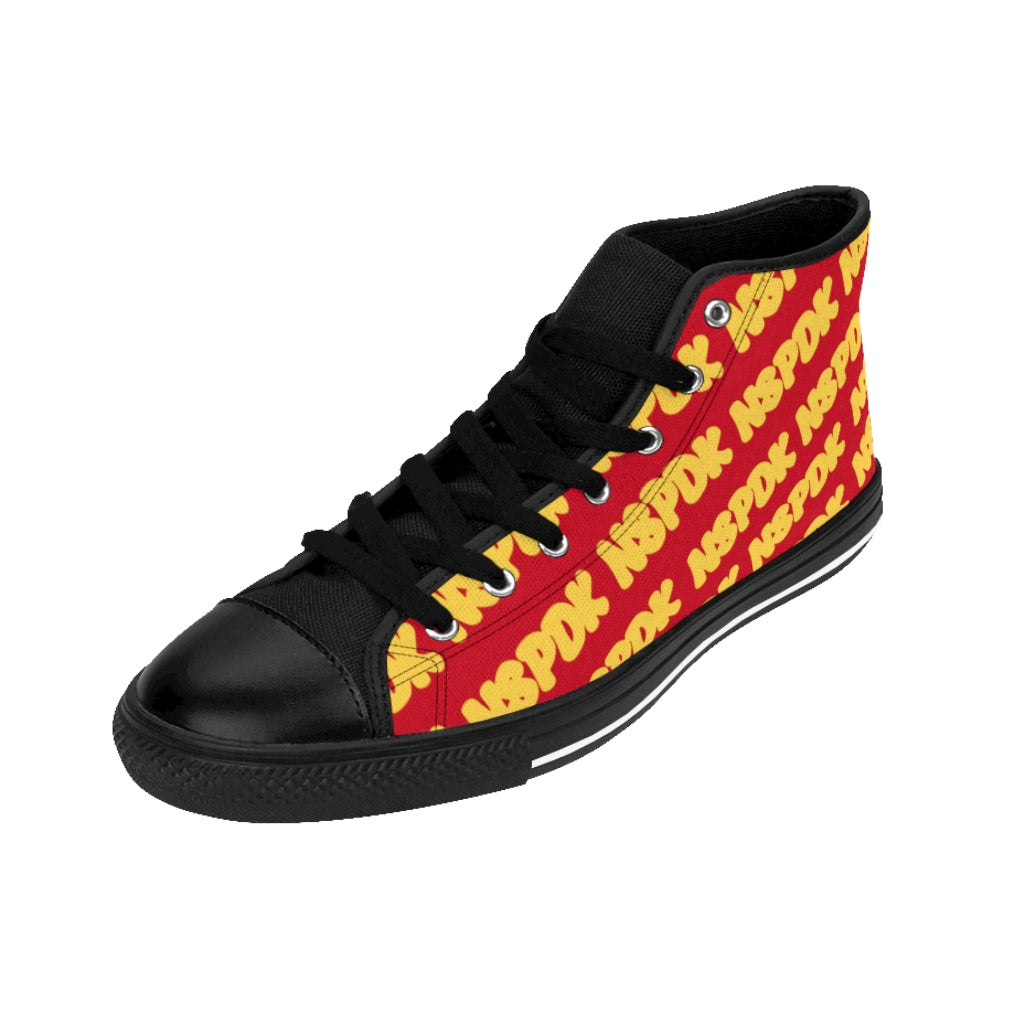 Women's High Top Logo Sneakers 2