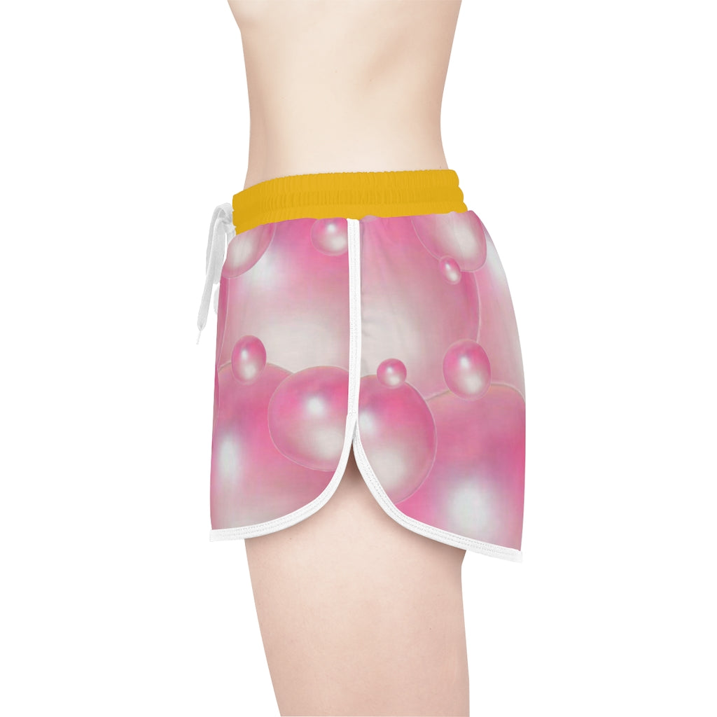 Bubbles Women's Relaxed Shorts (AOP)