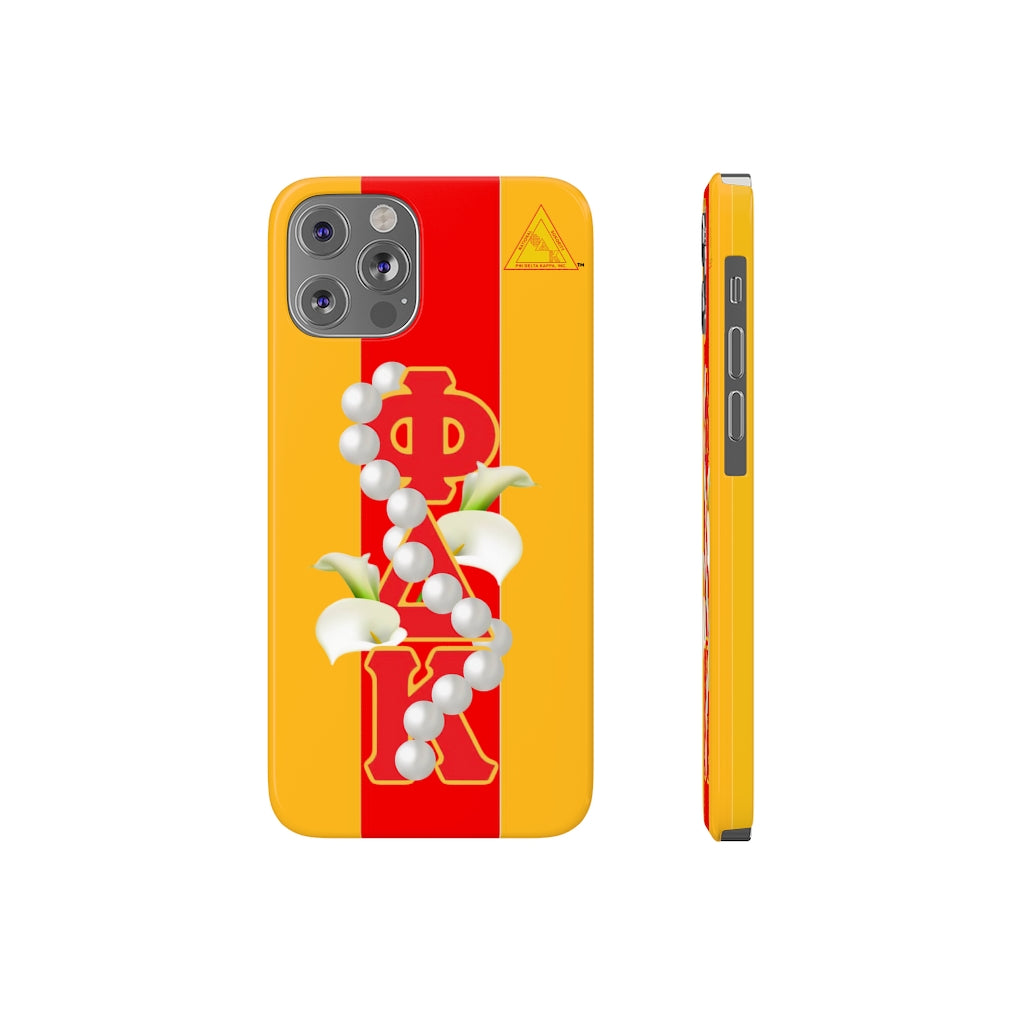 Barely There Phone Cases Red and Gold 2