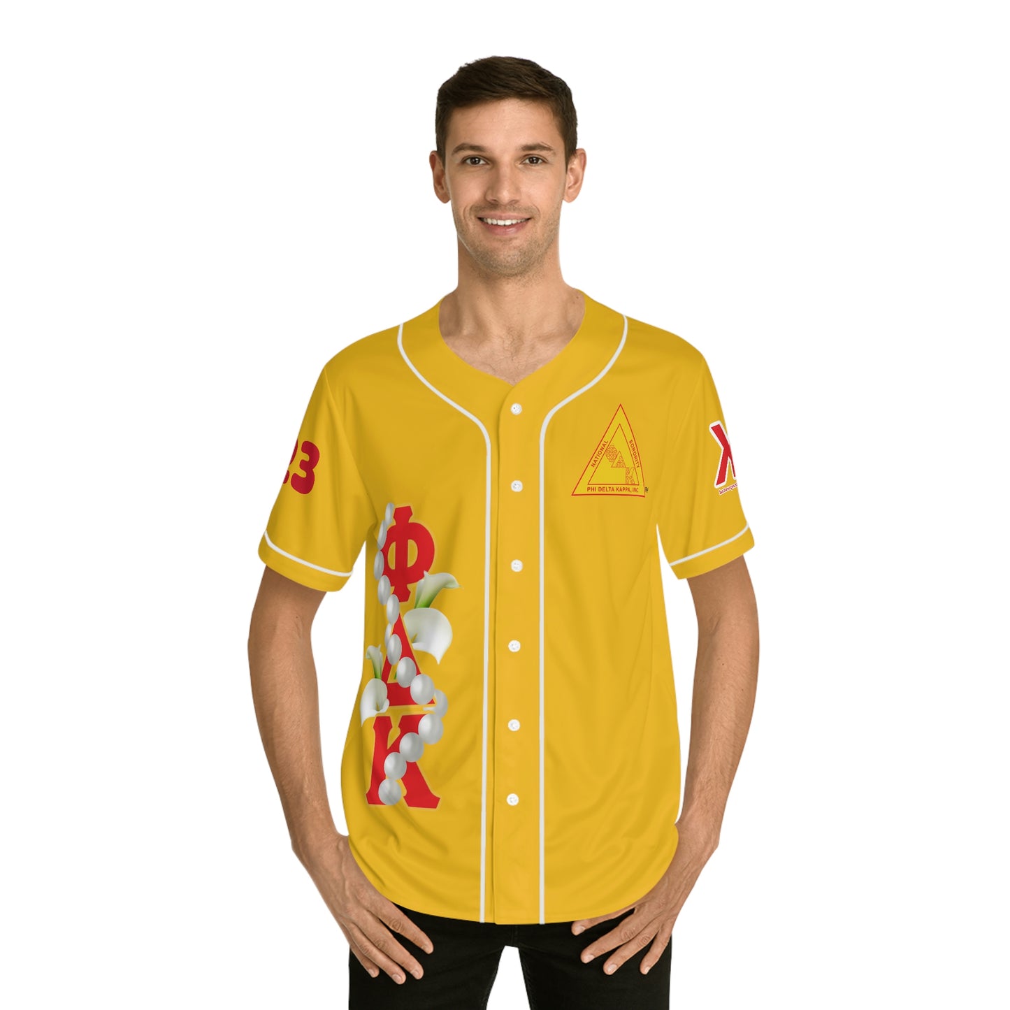 Baseball Jersey Yellow Shirt  (AOP) (Use sizing chart for best fit)