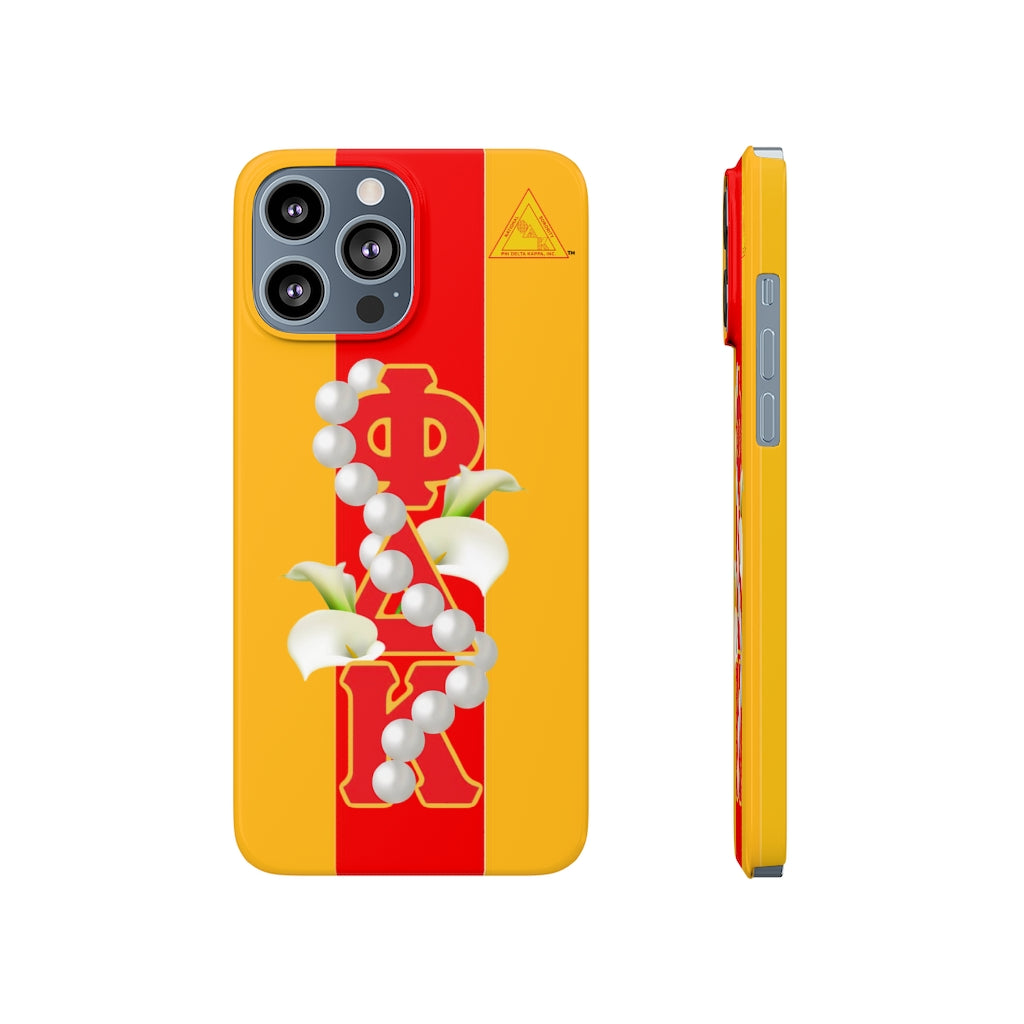 Barely There Phone Cases Red and Gold 2