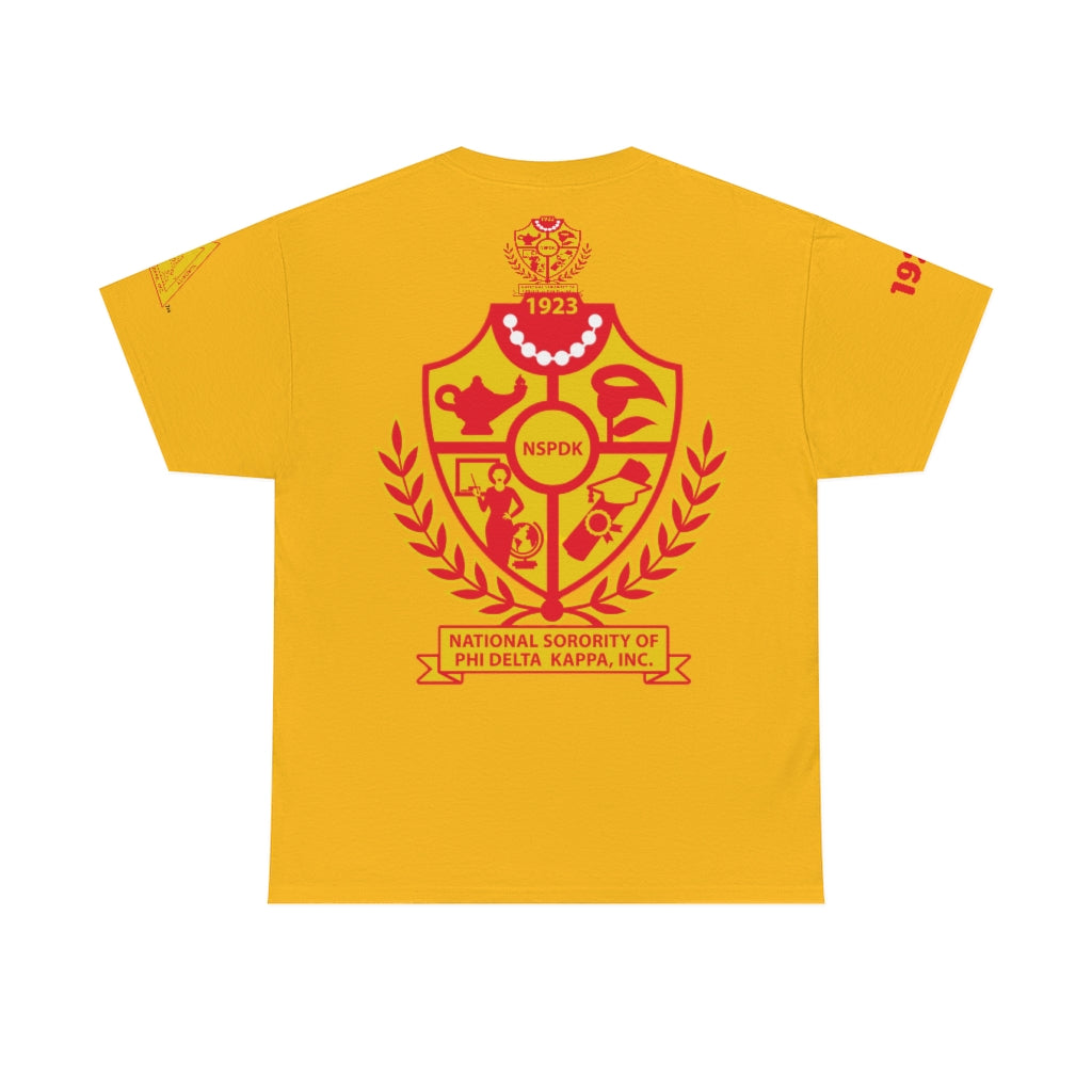 Educator Cross Tee Yellow 2 KB