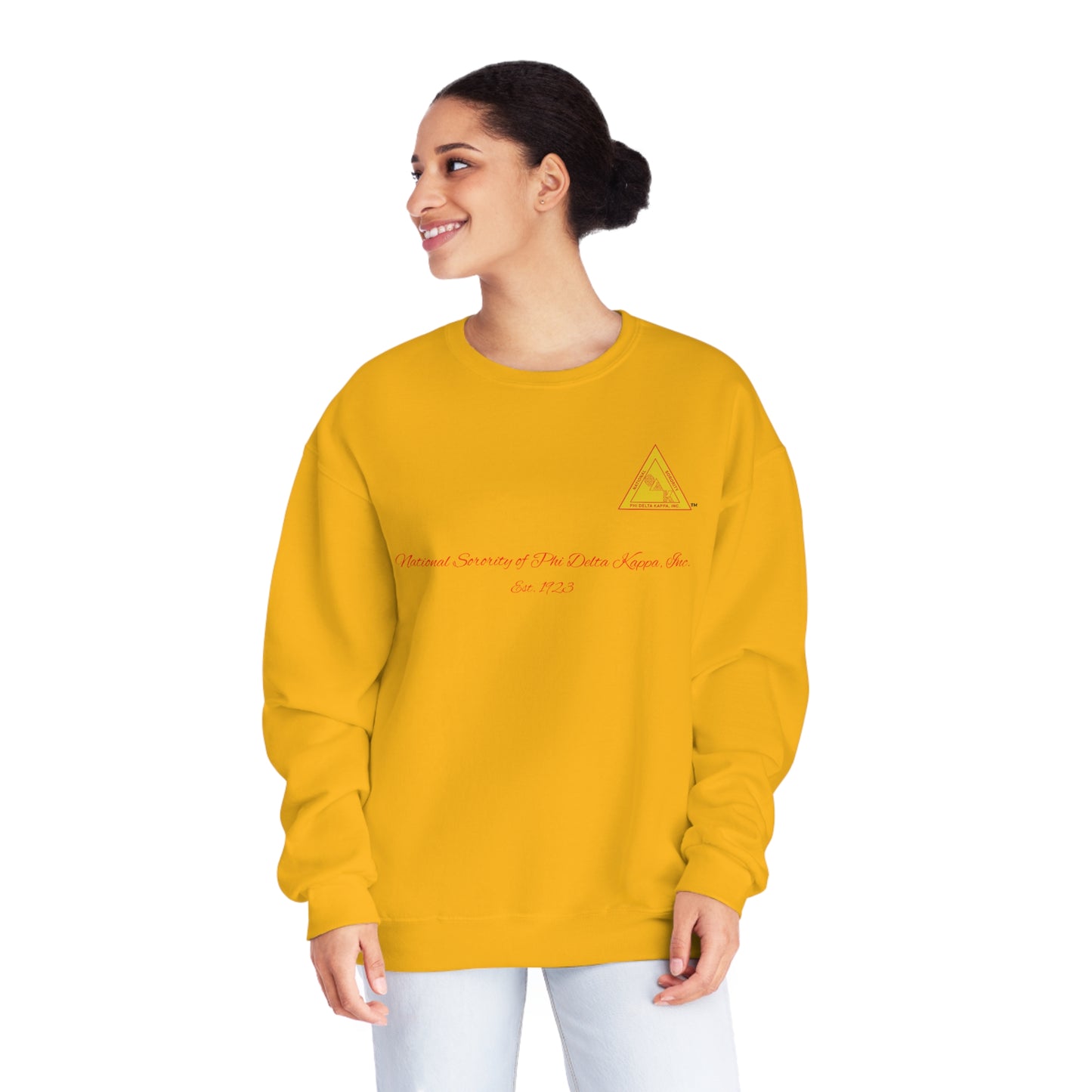 Unisex NuBlend® Classic Crewneck Sweatshirt (Yellow)