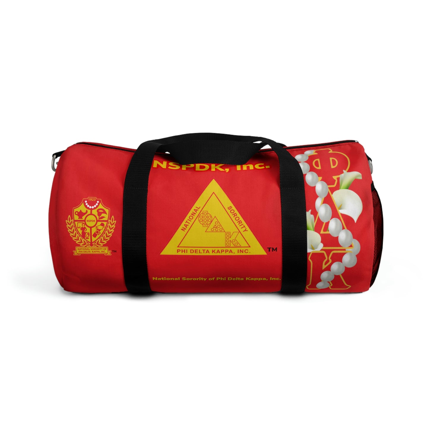 Classic Duffel Bag Red 2 (Can be personalized)
