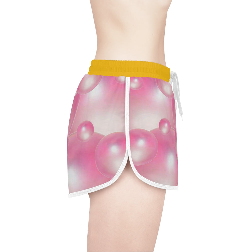 Bubbles Women's Relaxed Shorts (AOP)