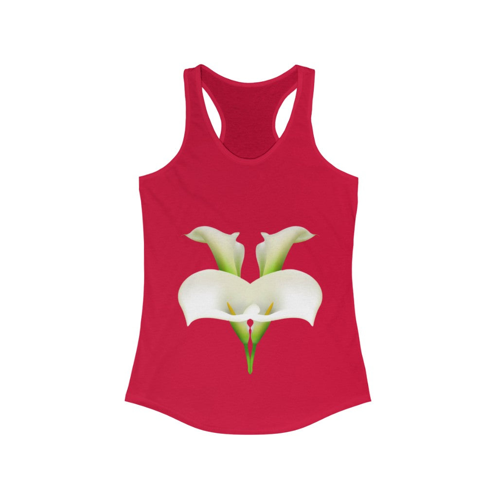 Women's Calla Lily Racerback Tank