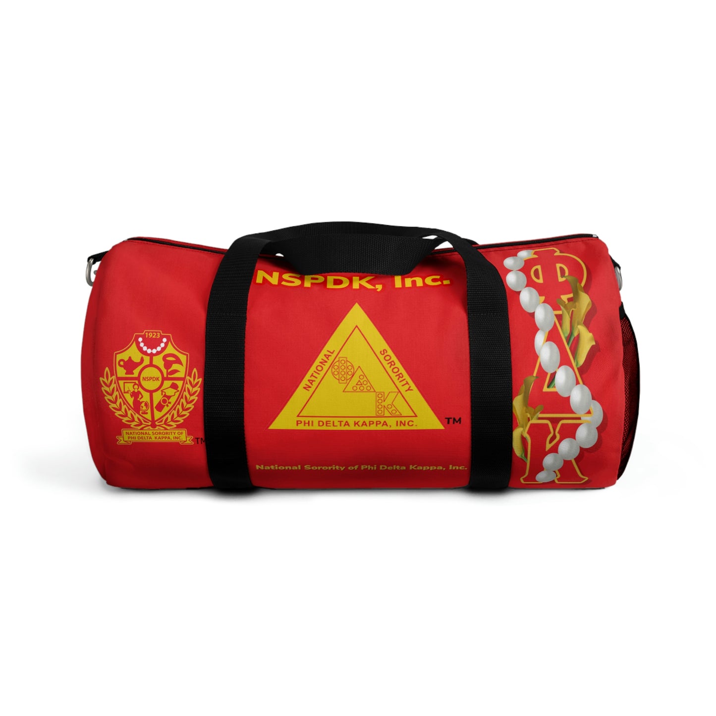 Classic Duffel Bag Red (Can be personalized)