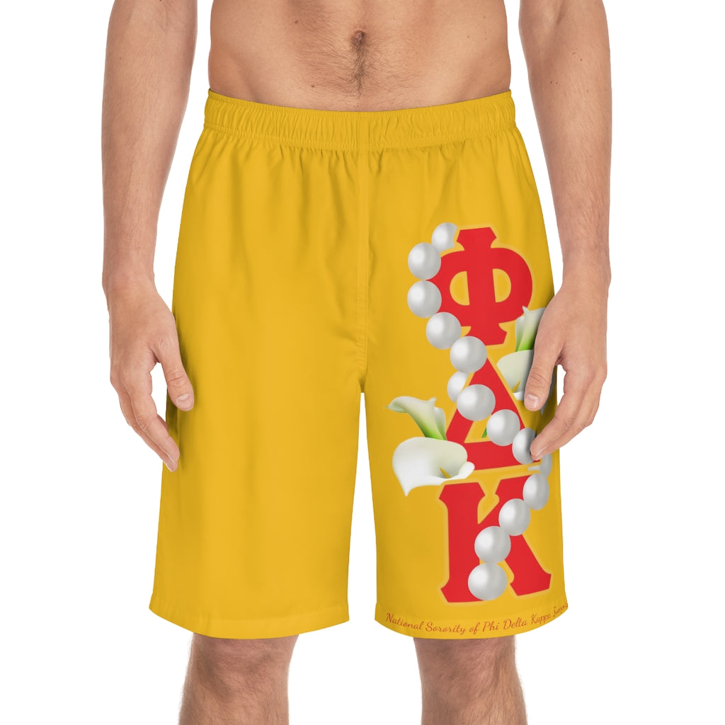 Unisex Shorts Yellow 2 (Use sizing chart for best fit)