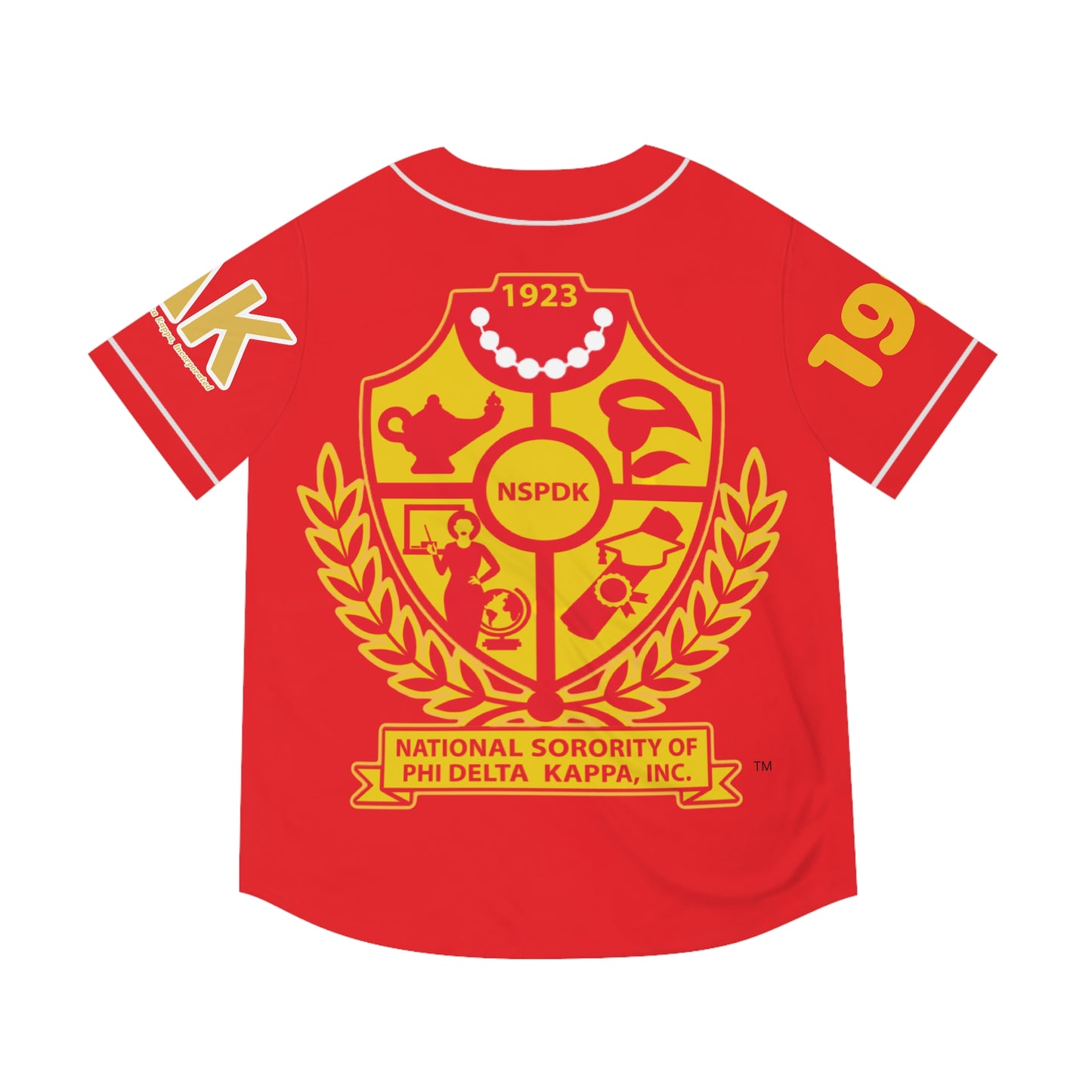Baseball Jersey Classic Red (AOP) Can be personalized (Use sizing chart for best fit)