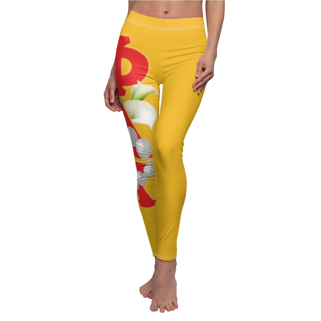 Women's Casual Leggings Yellow